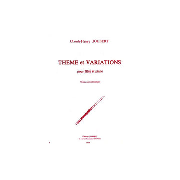 Joubert - Thème et Variations - Flûte et Piano