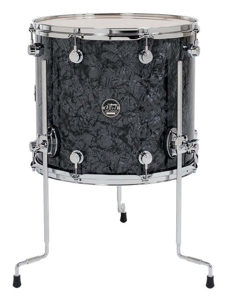 DW Drum Workshop TOM  PERFORMANCE FINISH PLY / SATIN OIL BLACK DIAMOND