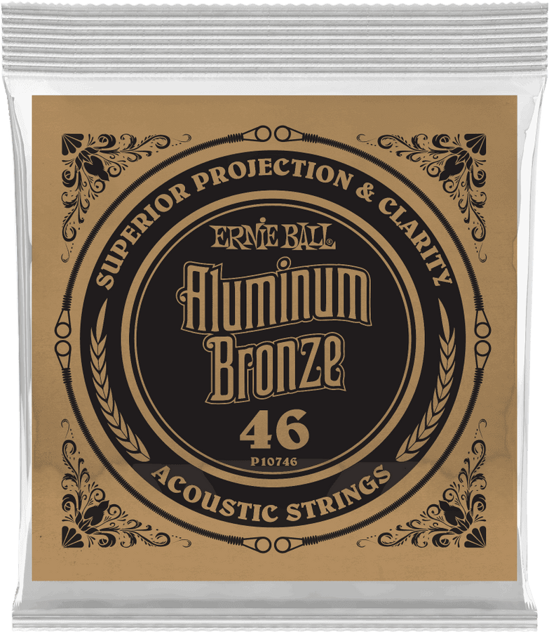 .046 ALUMINUM BRONZE WOUND ACOUSTIC GUITAR STRINGS