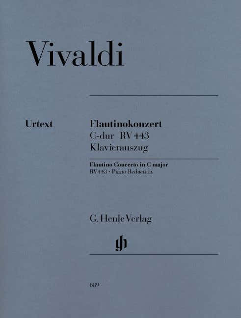 Vivaldi A. - Concerto For Flautino (Recorder/Flute) And Orchestra C Major Op. 44 11 Rv 443