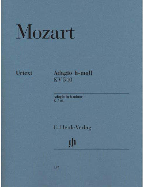 Mozart - Adagio En Si Mineur KV 540 - Piano