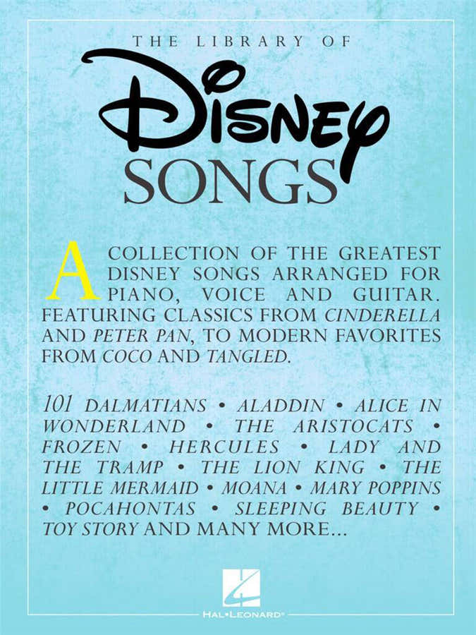 The Library Of Disney Songs - PVG