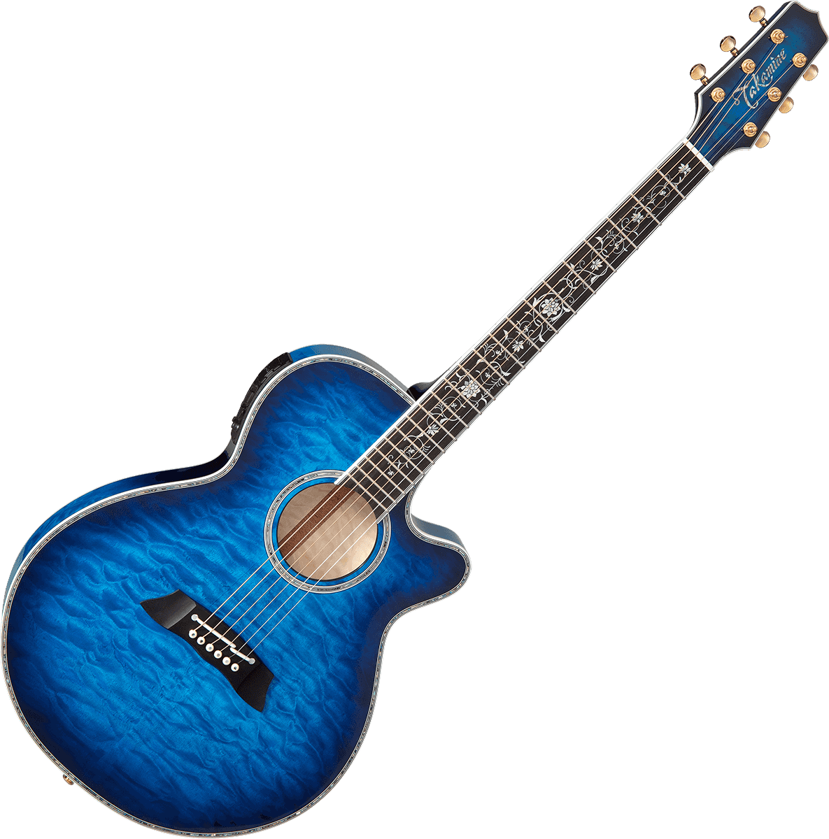 Japón Thin Line Series Tsp100 Fx Cutaway Quilt Azul oscuro Sunburst
