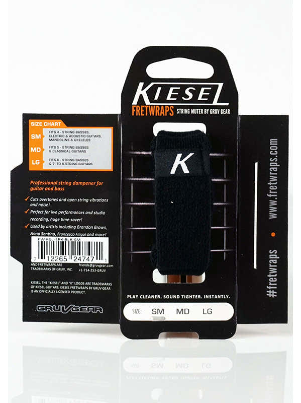 FretWraps Kiesel Negro - Mediano
