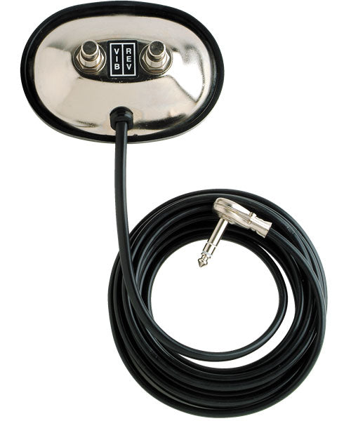 Fender 2-BUTTON VINTAGE-STYLE FOOTSWITCH: VIBRATO / REVERB ON/OFF WITH 1/4" JACK