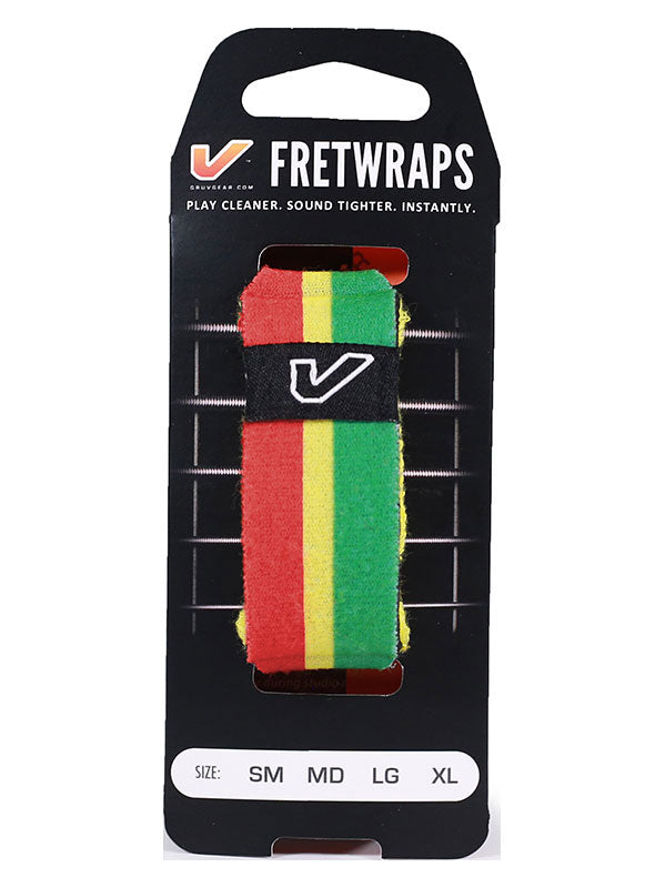 FretWraps Banderas del mundo Rojo-Amarillo-Verde - Pequeño