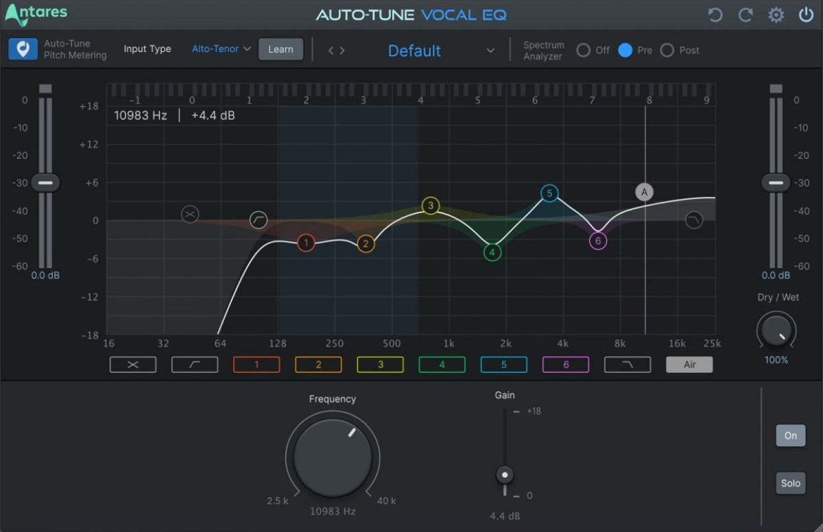 Antares Auto-Tune EQ vocal