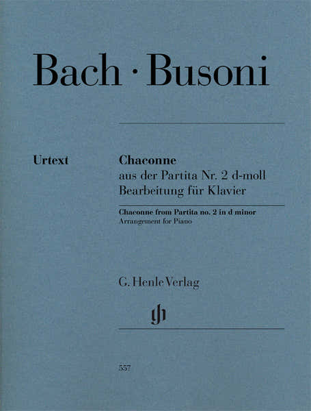 Bach J.S. / Busoni F. - Chaconne From Partita N°2 D Minor - Piano