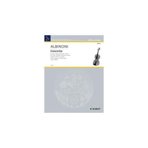 Albinoni Tomaso - Concerto A Major - Violin String Orchestra And Basso Continuo