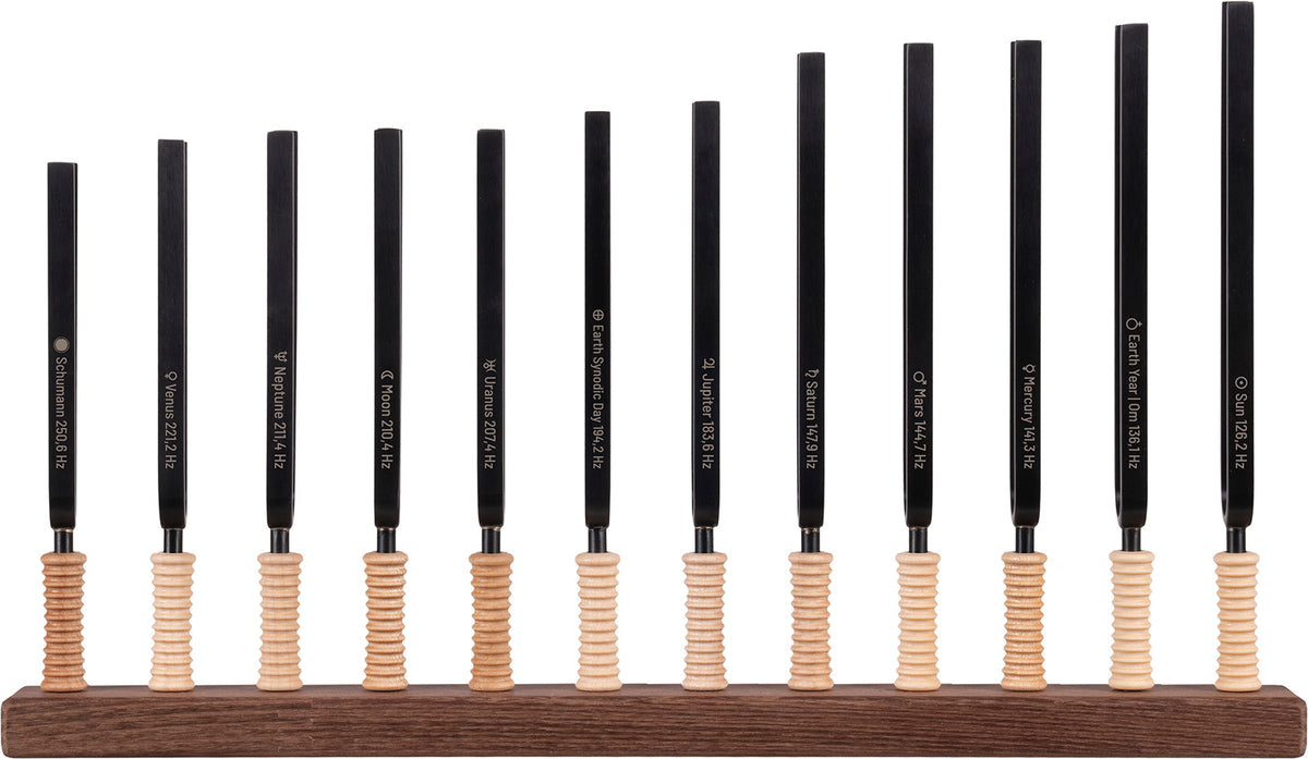 Schlagwerk STF-PL12 - Set de 12 diapasones afinados de la escala Planetary Universal