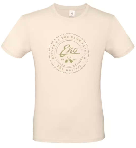 "M" Camiseta Logo Eko - Blanco Crema