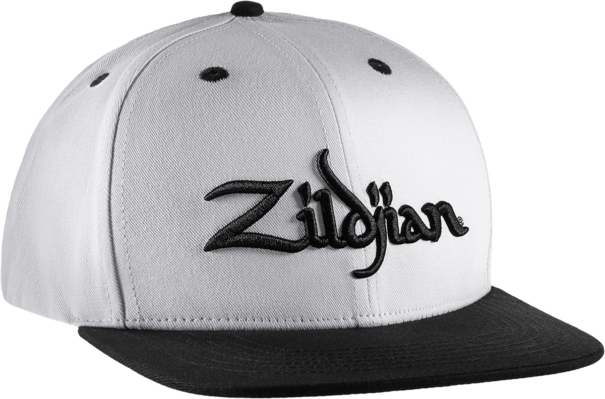 White Snapback Cap 6 Panels