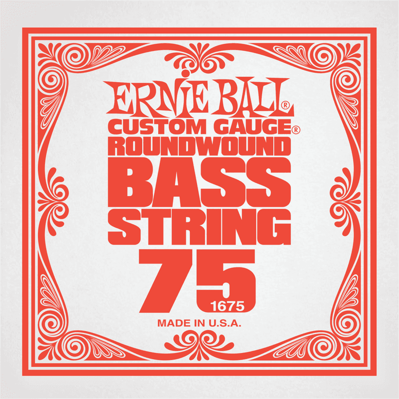 .075 NICKEL WOUND ELECTRIC BASS STRING SINGLE