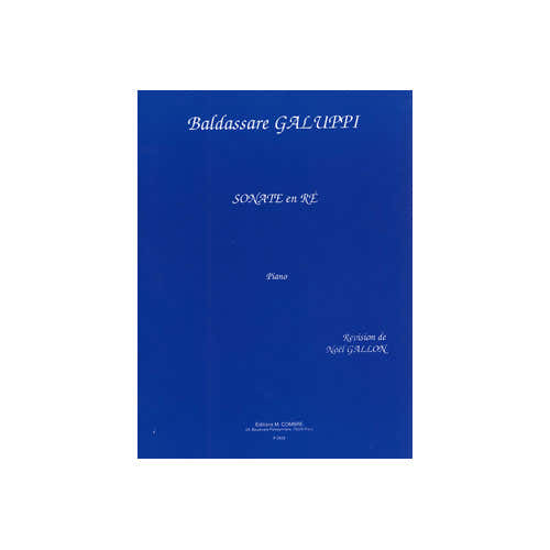 Galuppi - Sonate En Ré - Piano