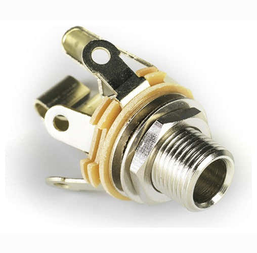 JACK ESTÉREO 6.35 SWITCHCRAFT ROSCA LARGA # 12B L (9.5MM)