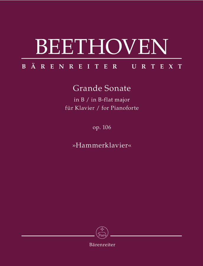Beethoven L.V. - Grande Sonate Op.106 - "hammerklavier" - Piano