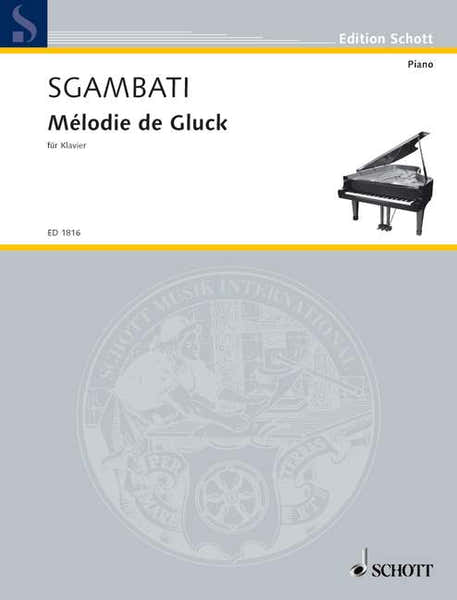 SGAMBATI GIOVANNI - MELODY OF GLUCK - PIANO