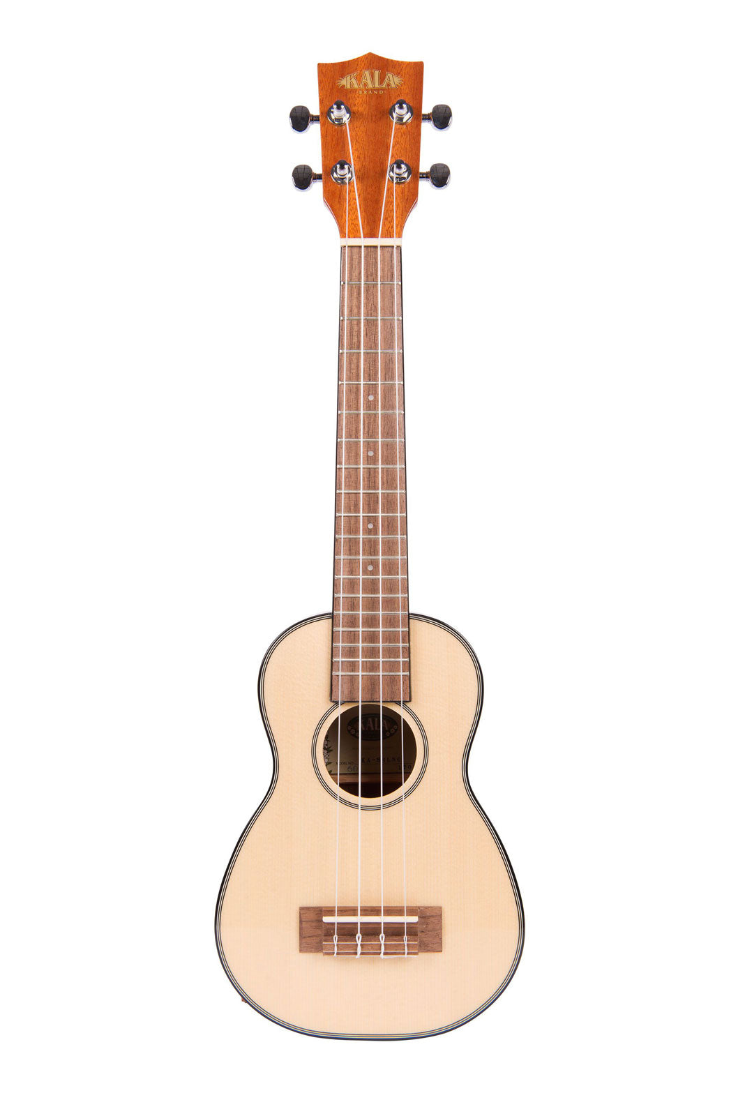 Soprano de tapa de abeto macizo-caoba con mástil largo