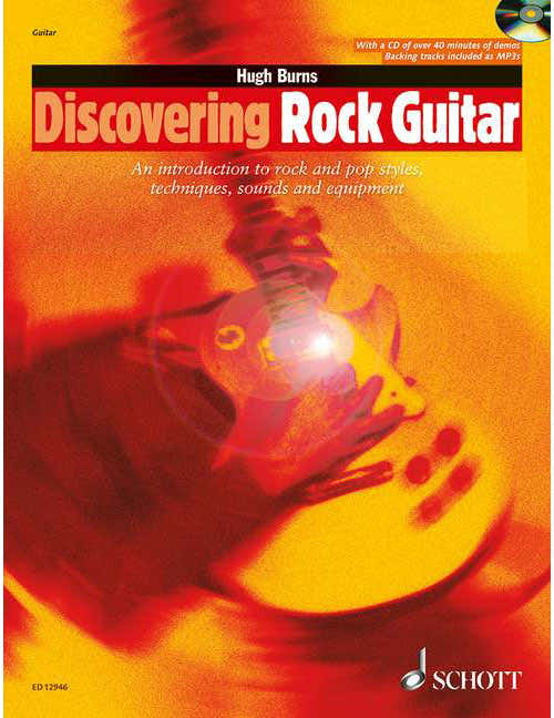 BURNS HUGH - DISCOVERING ROCK GUITAR - GUITAR