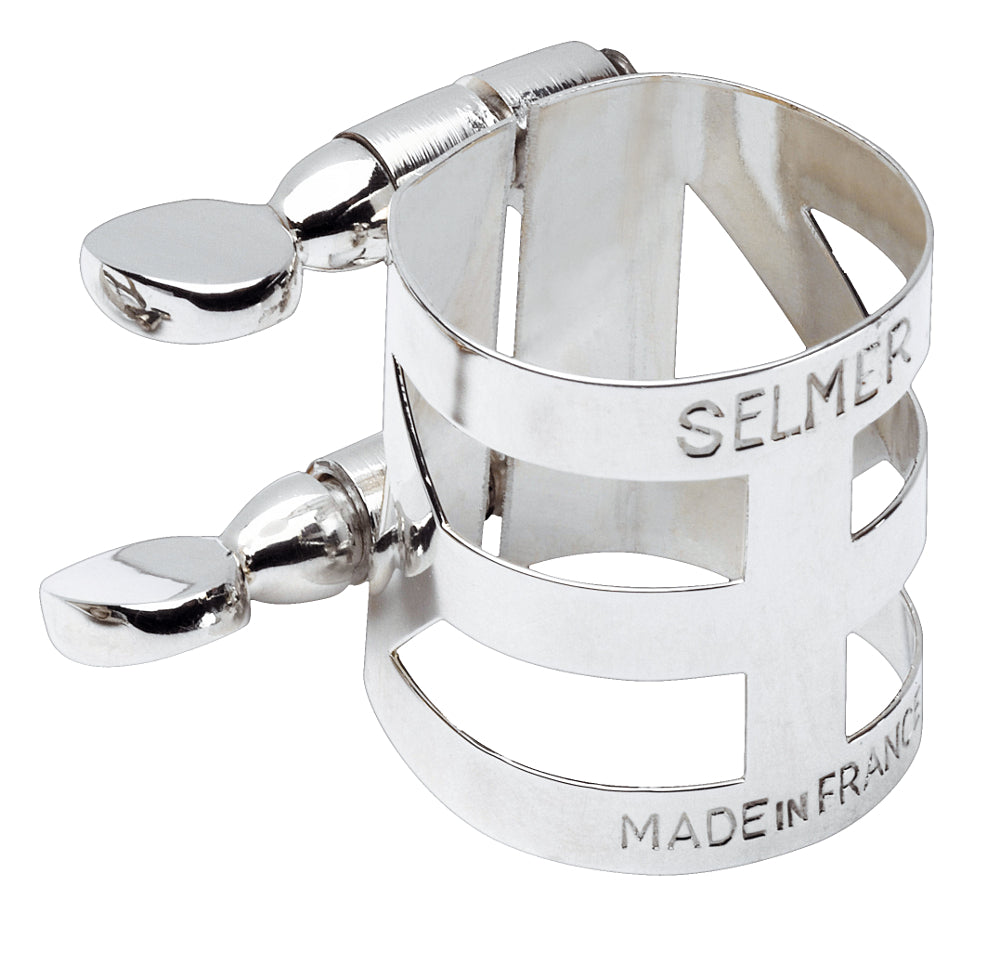 Selmer ABRAZADERA SAXO TENOR PLATEADA (BOQUILLA DE METAL)