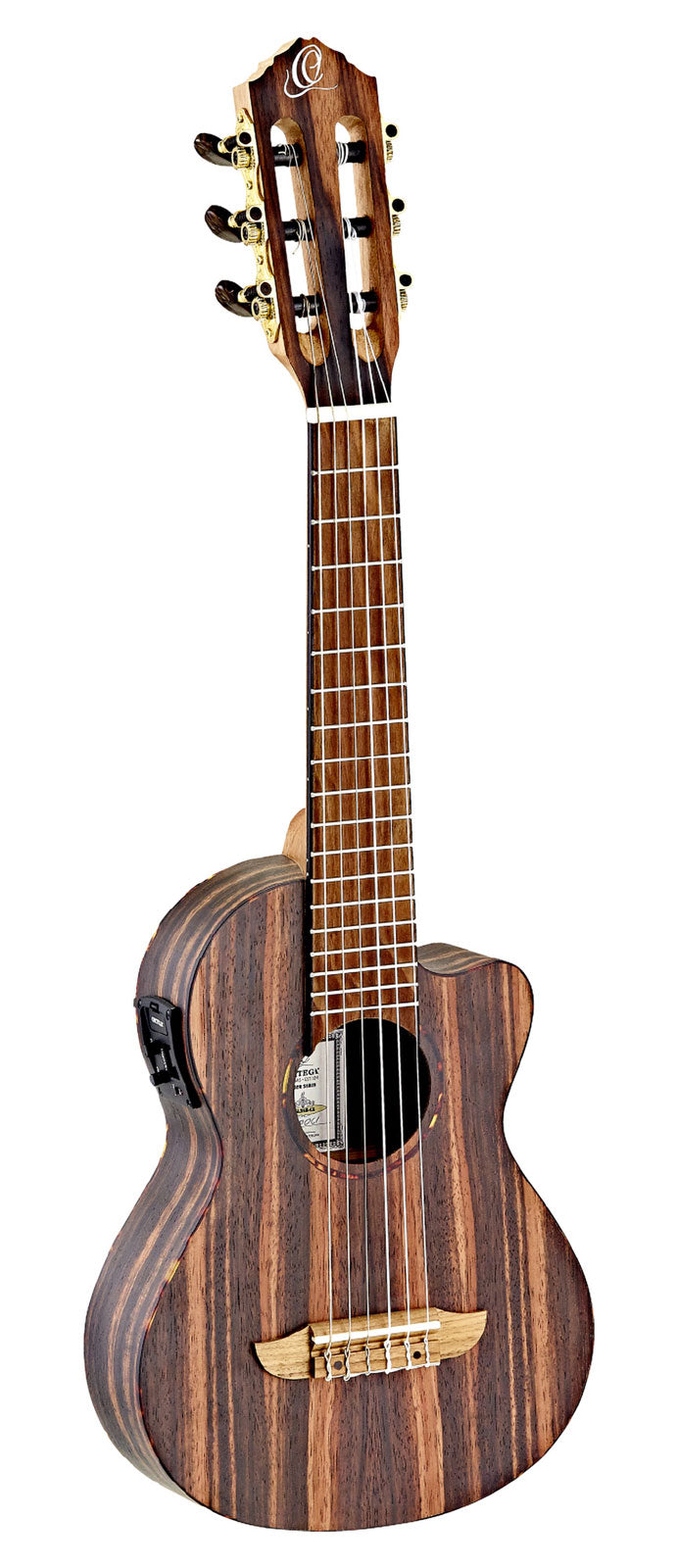 Ortega Guitalele CW de ébano EQ
