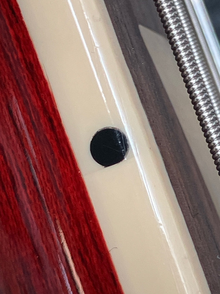 Les Paul Studio Rojo vino Ribete crema Stock B