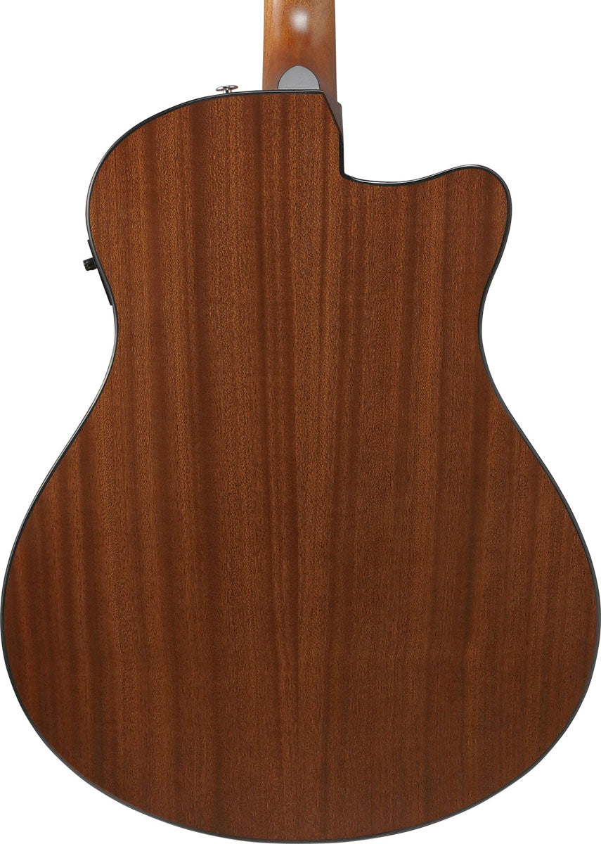 AAM50LCE-OLB Tapa Sunburst marrón claro poro abierto Fondo y aros naturales poro abierto