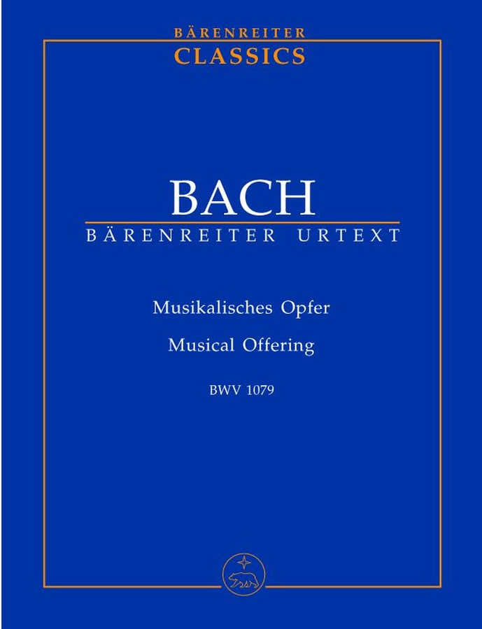 Bach J.S - Offrande Musicale BWV 1079 - Conducteur Poche
