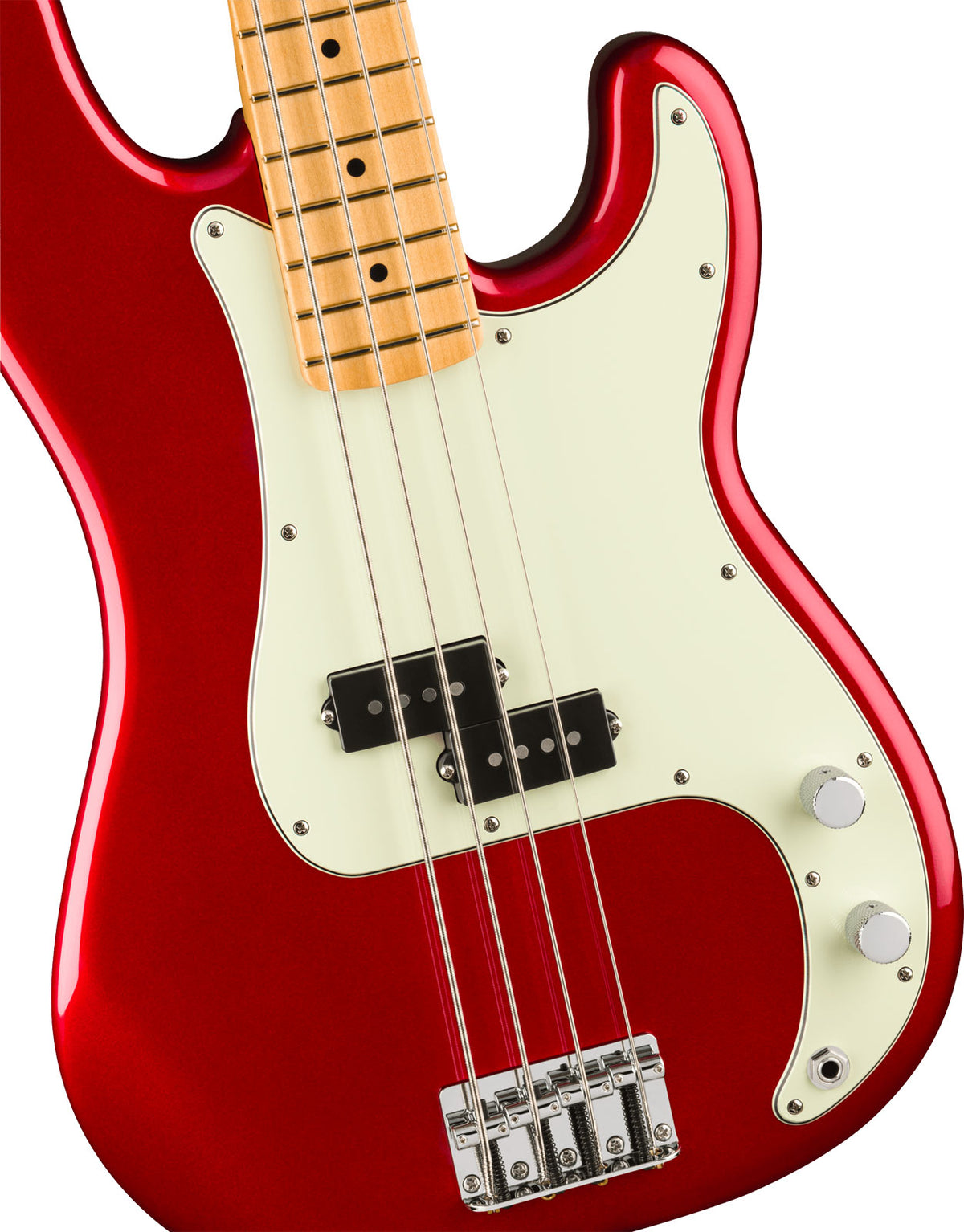 Precision Bass 75 Anni Player II, MN Rojo manzana acaramelada