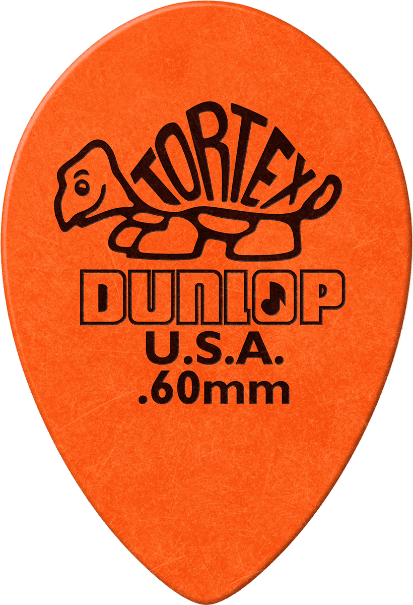 36 x 0,60mm Tortex Small Teardrop Orange
