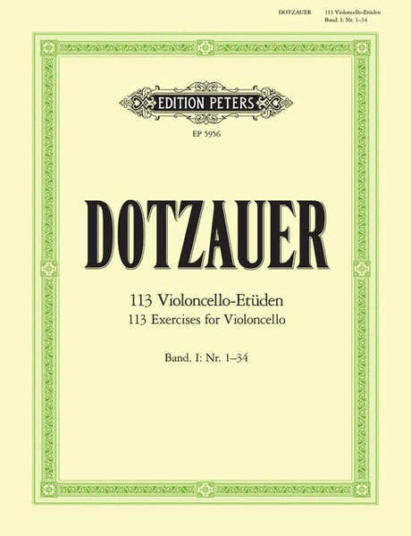Dotzauer Friedrich - 113 Exercices Vol.1 (N° 1-34) - Violoncelle