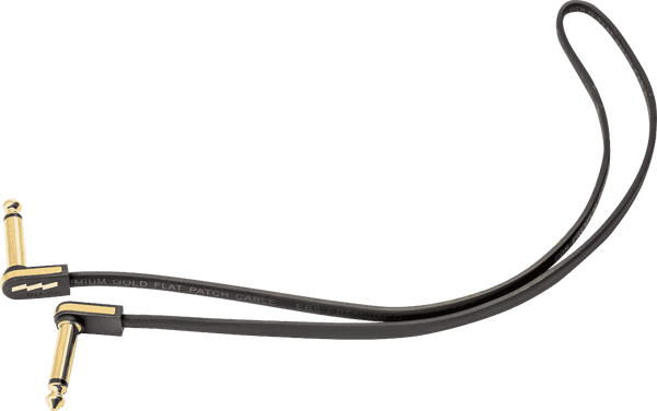 Cable de Patch de Guitarra 58cm Compacto Oro
