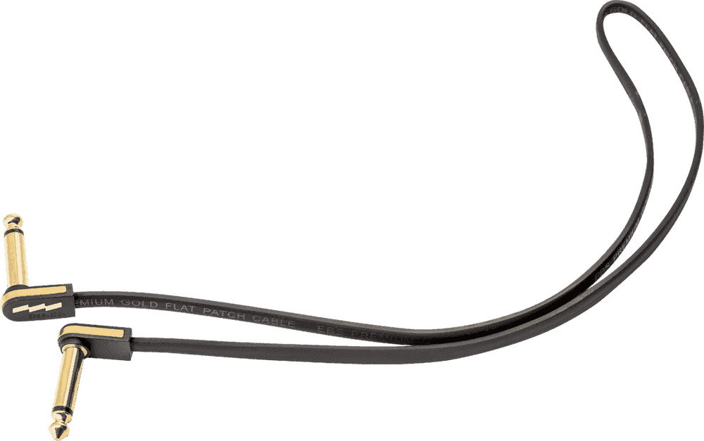 EBS Cable de Patch de Guitarra 58cm Compacto Oro