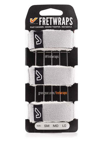 FretWraps Paquete de 3 Blanco piedra - Pequeño