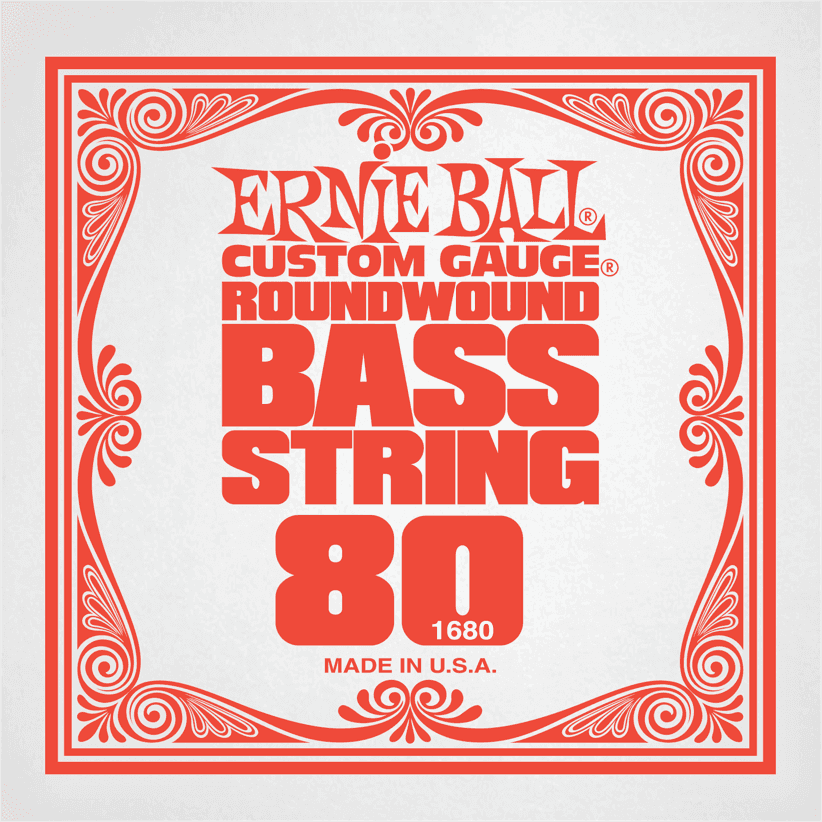 .080 NICKEL WOUND ELECTRIC BASS STRING SINGLE