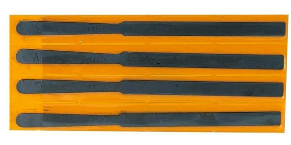 4-PIECE VIOLIN NUT FILE SET