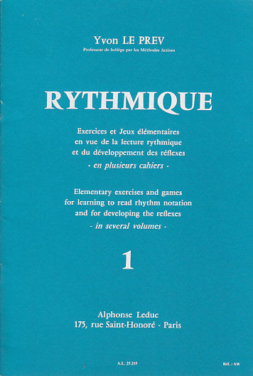 LE PREV YVON - RYTHMIQUE VOL.1