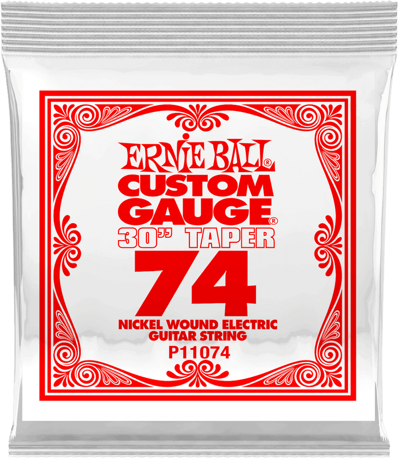.074 LONG SCALE NICKEL WOUND ELECTRIC GUITAR STRINGS