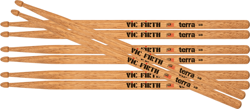 Vic Firth PACK 4 PAIRS 5B AMERICAN CLASSIC TERRA