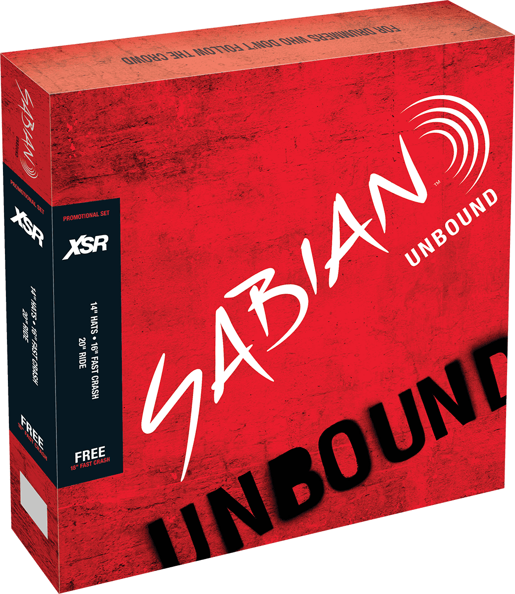 XSR55GB - Paquete XSR Armónico 14/16/2 + 18" Crash +9 DÍAS DE PRUEBA DRUMEO