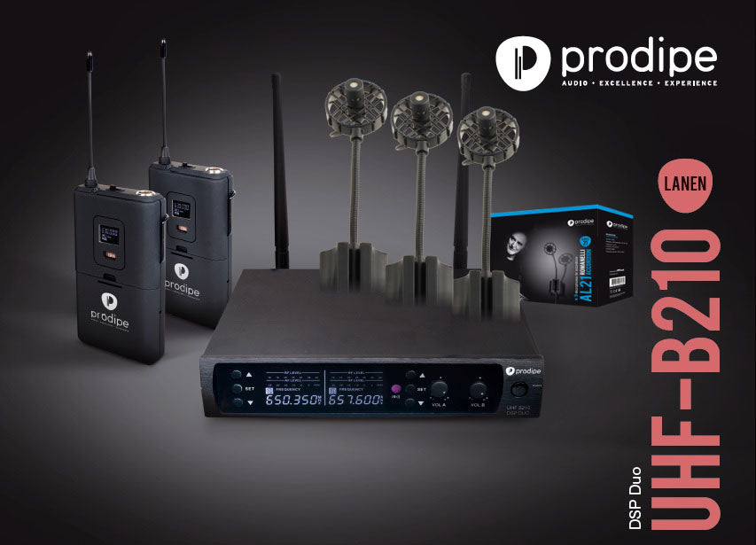 Prodipe Pack UHF DSP Dúo AL21