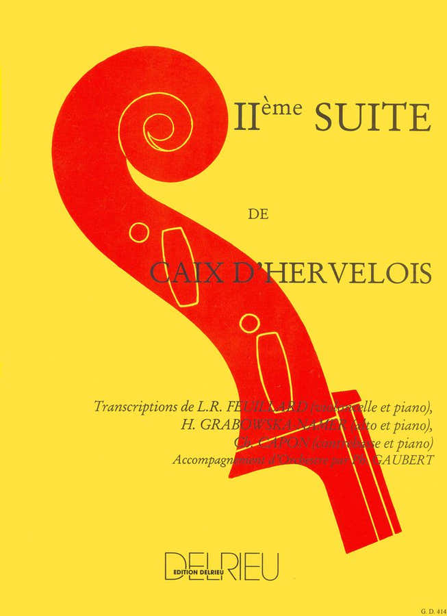 CAIX D'HERVELOIS LOUIS - SUITE N°2 - VIOLONCELLE PIANO
