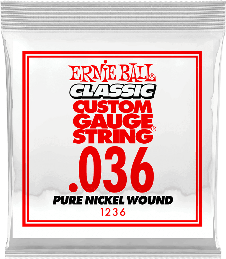 .036 CLASSIC PURE NICKEL WOUND ELECTRIC GUITAR STRINGS
