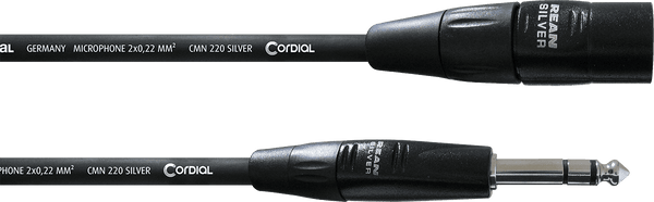 Cable de Audio XLR Macho/jack Estéreo 1,5 M