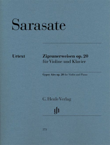 SARASATE P. - ZIGEUNERWEISEN OP.20 - VIOLON & PIANO