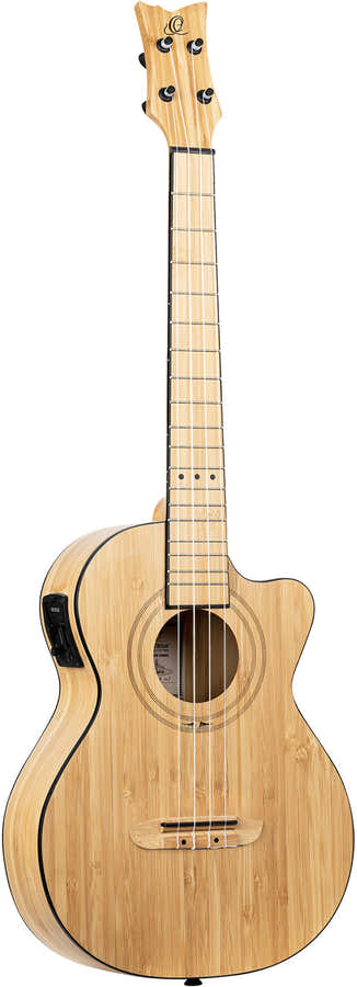 Ukelele barítono de bambú 4 + funda Pro