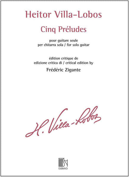 VILLA-lobos Heitor - Cinq Préludes