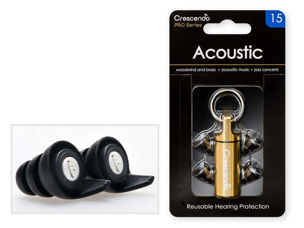 Crescendo PRO ACOUSTIC 15 PROTECTORES PARA OIDOS