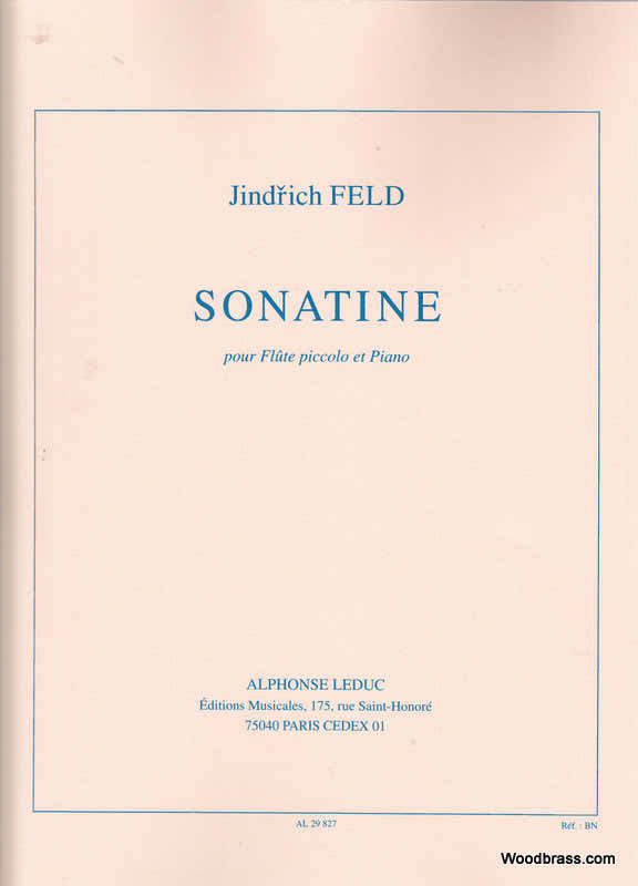 Feld J. - Sonatine Pour Flute Piccolo et Piano