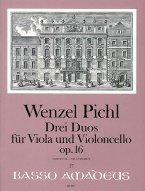 Pichl Wenzel - Tres dúos Op.16 - Viola y violonchelo
